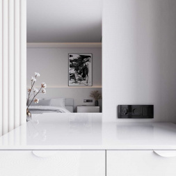 Диммер Werkel черный акрил W1142048 4690389197697