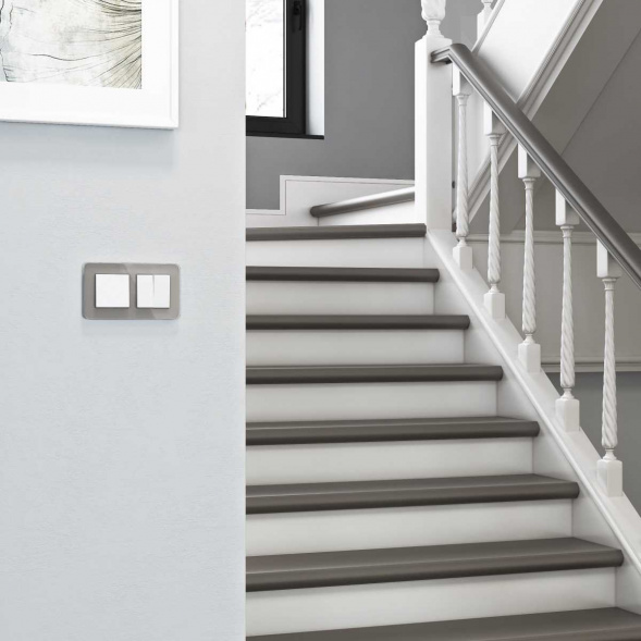 Рамка Werkel Elite на 2 поста дымчатый W0022417 4690389180699