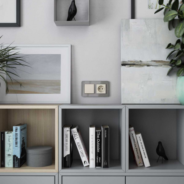 Рамка Werkel Elite на 2 поста дымчатый W0022417 4690389180699