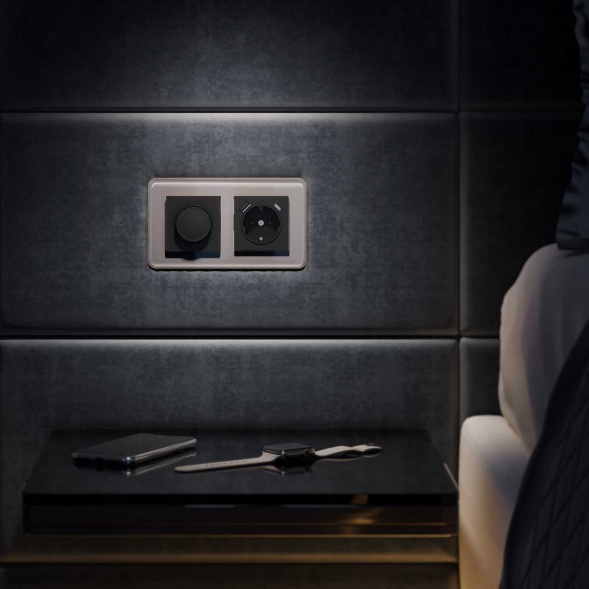 Рамка Werkel Elite на 2 поста дымчатый W0022417 4690389180699