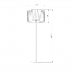 Торшер TK Lighting 2899 Harmony Black