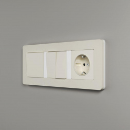 Рамка Werkel Split на 3 поста айвори/белый W0033066 4690389206078