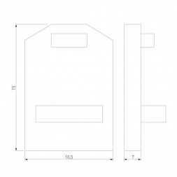 Заглушка Elektrostandard Mini Magnetic (2шт) 85174/00 a065634