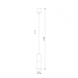 Подвесной светильник TK Lighting 4366 Elit Black
