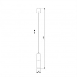 Подвесной светильник TK Lighting 4366 Elit Black