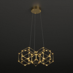 Подвесной светодиодный светильник Eurosvet Uma 90169/5 медь