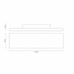 Настенный светильник Lucia Tucci Aero W206 Bianco LED