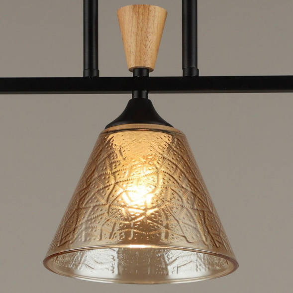 Спот Reluce 04864-0.3-03 BK+WOOD