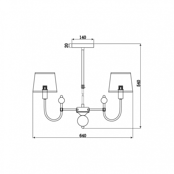 Потолочная люстра Vele Luce Fabio VL1933L06