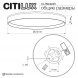 Потолочный светодиодный светильник Citilux Etalon CL750400R