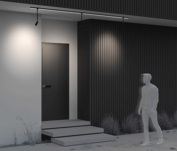 Уличный трековый светильник Maytoni O-TR01-2-P-8WB3K