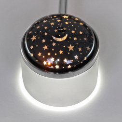 Потолочная светодиодная люстра Reluce 13289-4.3-08 Белый+Хром