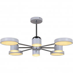 Потолочная светодиодная люстра Reluce 13289-4.3-08 Белый+Хром