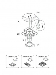 Встраиваемый светильник Lucide Cos 10954/01/12