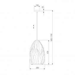 Подвесной светильник Eurosvet Sinki 30186/1 белый