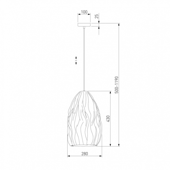 Подвесной светильник Eurosvet Sinki 30186/1 белый