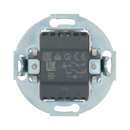 Выключатель LK Studio двухклавишный (схема 5L) с индикатором 16 A, 250 B (белый) Vintage 881204-1