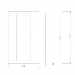 Настенный светильник Eurosvet Adamson 70142/2 хром