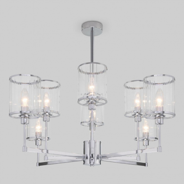 Потолочная люстра Eurosvet 60144/8 хром