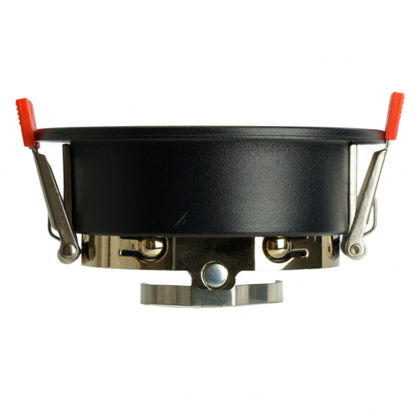 Светильник встраиваемый Feron DL3102 потолочный MR16 G5.3  черный + золото 51403