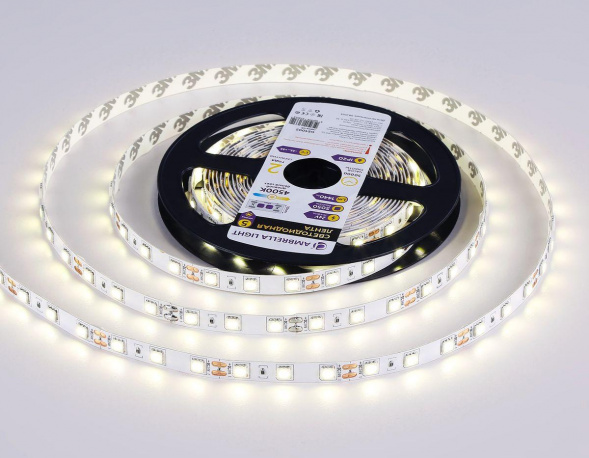 Светодиодная лента Ambrella Light 14,4W/m 60LED/m 5050SMD дневной белый 5M GS4002