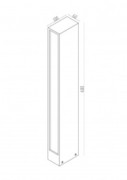 Уличный светодиодный светильник Maytoni Hof O422FL-L12GF