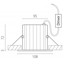 Светильник светодиодный уличный Ciclone Lightstar 385146