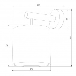 Бра TK Lighting 4110 Deva Graphite