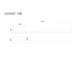 Бра Arte Lamp Sargas A2026AP-1BK