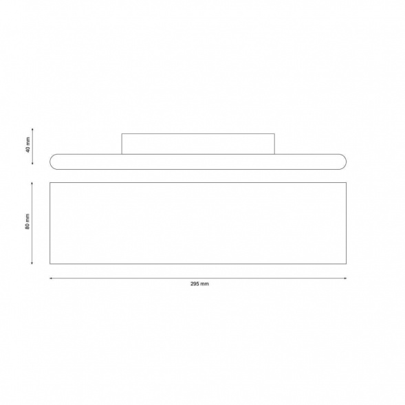 Настенный светильник Lucia Tucci Aero W206 Nero LED