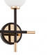 Настенный светильник Lumina Deco Marsiada LDW 6033N-2 BK+GD