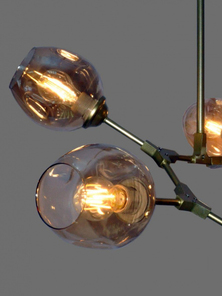 Подвесная люстра Elvan LU-113/6-Е27-Gl