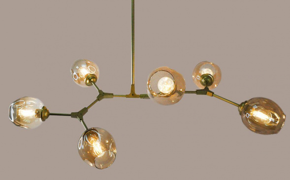 Подвесная люстра Elvan LU-113/6-Е27-Gl