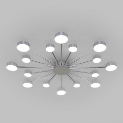 Потолочная светодиодная люстра Eurosvet Nitrino 90242/16 хром