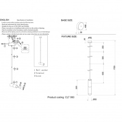 Плафон Crystal Lux CLT 060_00 BS
