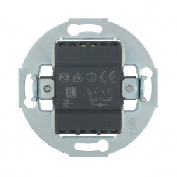Выключатель LK Studio двухклавишный (схема 5L) с индикатором 16 A, 250 B (черный) Vintage 881208-1
