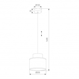 Подвесной светильник TK Lighting 3255 Duo
