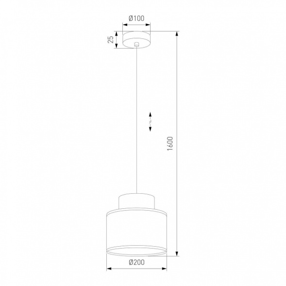 Подвесной светильник TK Lighting 3255 Duo
