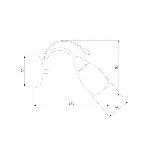 Бра Eurosvet 22080/1 золото