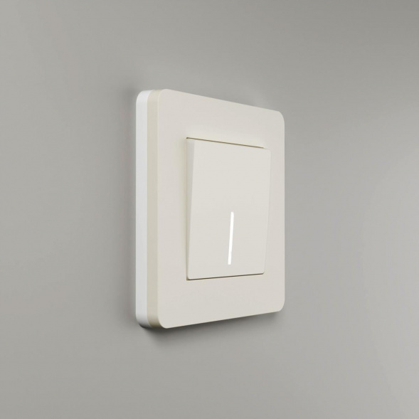 Рамка Werkel Split на 1 пост айвори/белый W0013066 4690389206016