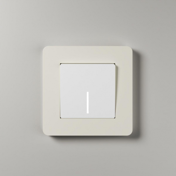 Рамка Werkel Split на 1 пост айвори/белый W0013066 4690389206016