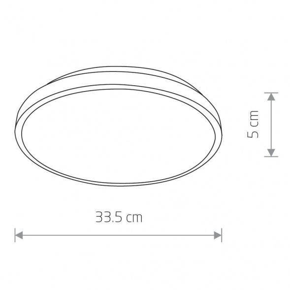 Потолочный светодиодный светильник Nowodvorski Agnes Round Led 8204