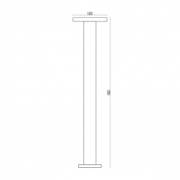 Уличный светодиодный светильник Maytoni Wald O420FL-L12GF1