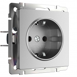 Розетка Werkel серебряный матовый W1171065 4690389195570