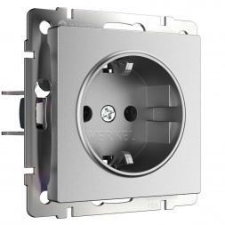 Розетка Werkel серебряный матовый W1171065 4690389195570