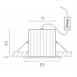 Светильник светодиодный уличный Ciclone Lightstar 385646