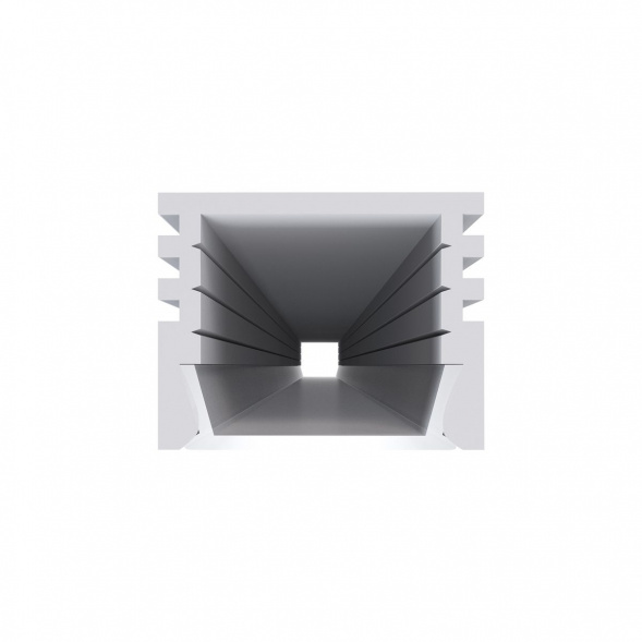 Профиль накладной с рассеивателем белый 2м. Apeyron 08-10-Б