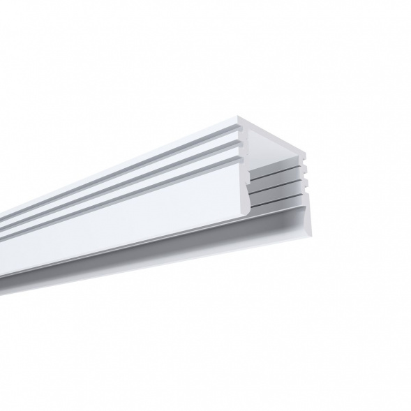 Профиль накладной с рассеивателем белый 2м. Apeyron 08-10-Б