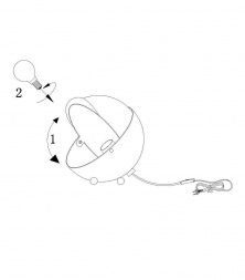 Настольная лампа Lucide Blub 06512/01/30