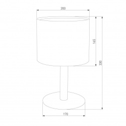 Настольная лампа TK Lighting 5219 Deva Graphite